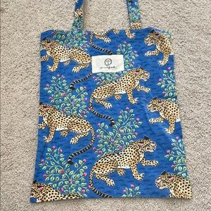 Print Fresh Leopard Jaguar Printed Tote Bag